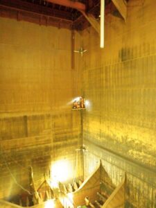 General view of working area at COT