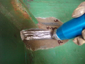 Creation of weld toe groove